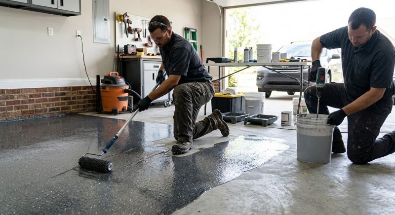 Epoxy Coating Installation in Raleigh, NC