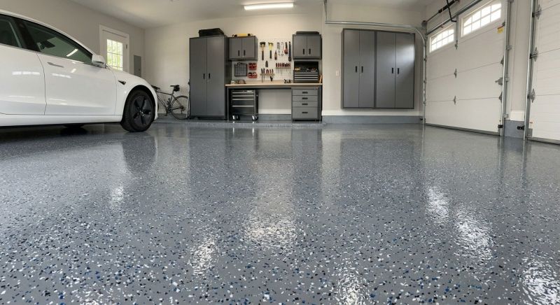 Epoxy Garage Flooring Installation in Raleigh, NC
