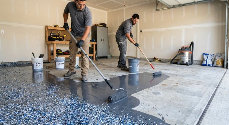 Epoxy Flooring Installation in Winston Salem, NC