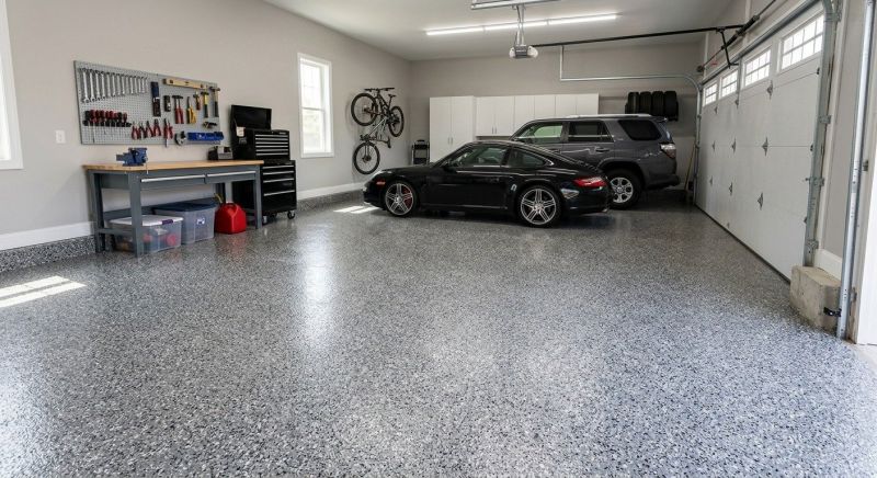 Epoxy Garage Flooring Installation in Winston Salem, NC