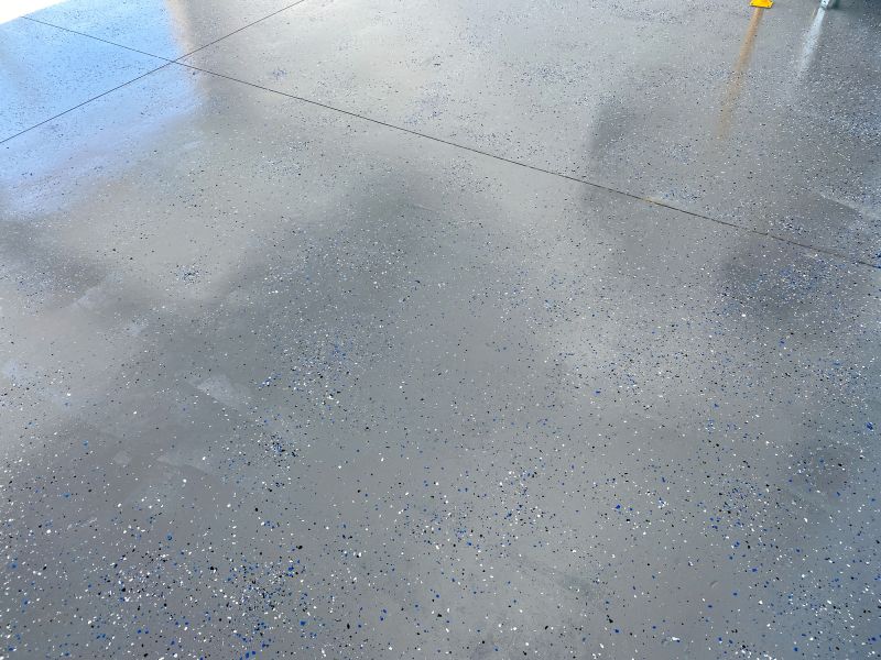 Speckled Garge Floor Painting detail