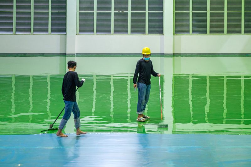Residential Floor Coating in Winston Salem, NC