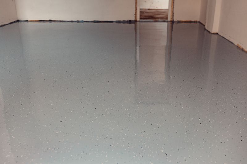 Speckled Garage Floor Painting in Winston Salem, NC